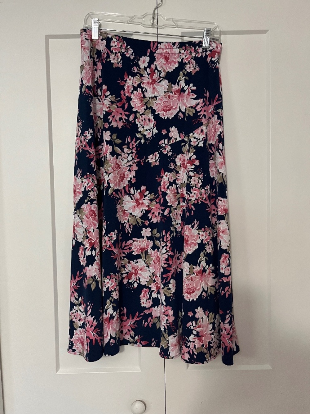 Southern Lady Navy Pink Skirt